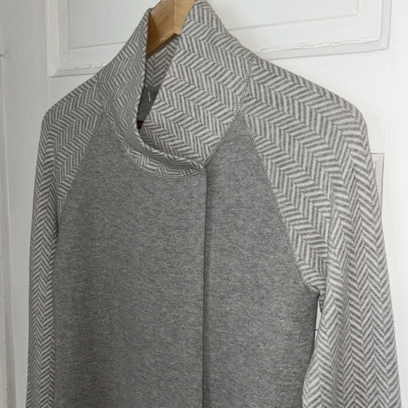 MAX STUDIO SNAP FRONT HIGH NECK CARDIGAN SWEATER - Picture 2 of 7